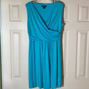 Lands’ End Fit and Flare dress, Size L